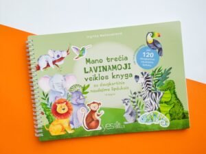 Mano trečia lavinamoji veiklos knyga su daugkartinio naudojimo lipdukais
