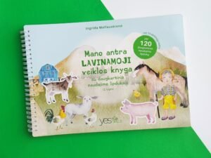 Mano antra lavinamoji veiklos knyga su daugkartinio naudojimo lipdukais