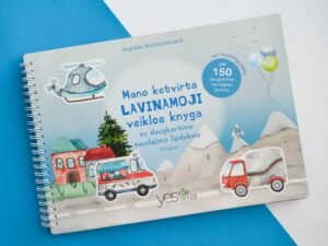 Mano ketvirta lavinamoji veiklos knyga su daugkartinio naudojimo lipdukais