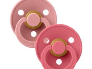 BIBS color čiulptukų rinkinys | Dusty Pink & Coral | 6-18 mėn