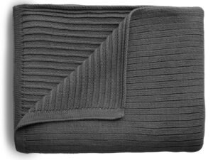 Mushie megztas pledukas, Dark Gray Melange