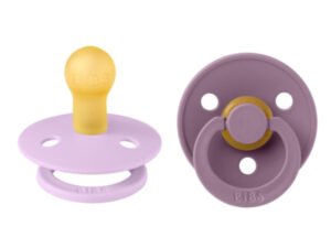 BIBS color čiulptukų rinkinys | Violet Sky & Mauve | 0-6 mėn